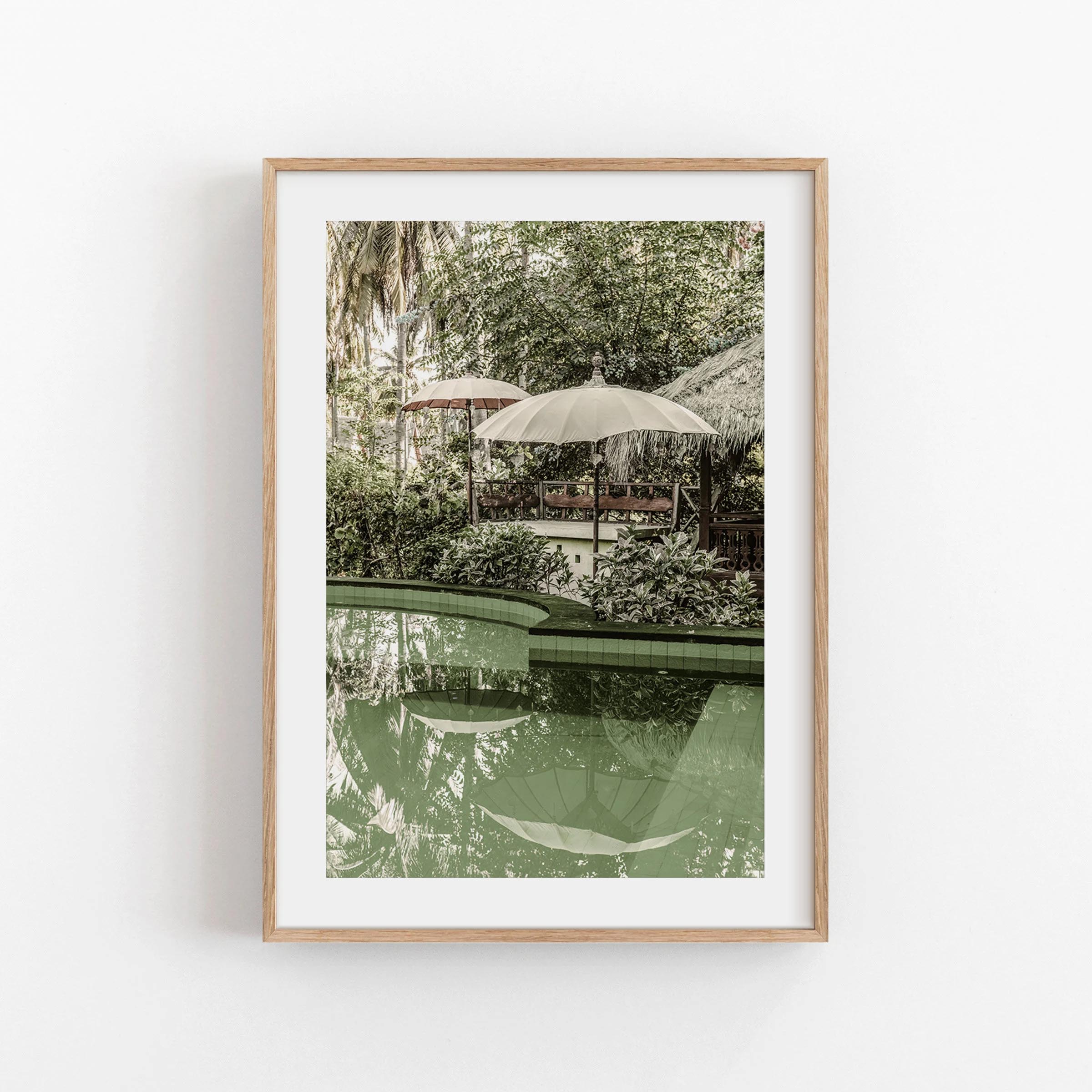 Home Office Bali - 2026 Bali Serene Asian Landscape Canvas