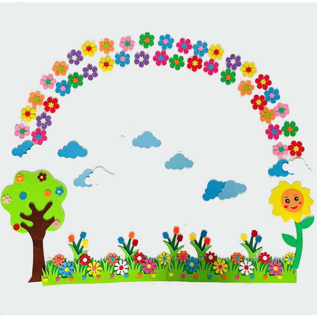 Home Office Layout - EVA Foam Craft 3D Wall Sticker