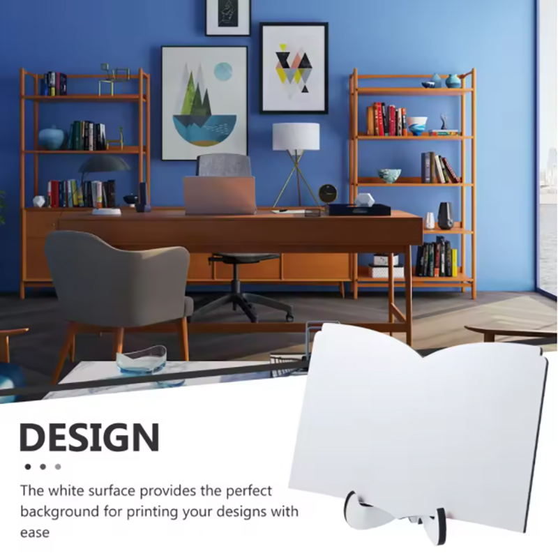 Office Table Home - Personalized Custom Photo Frame Blank White