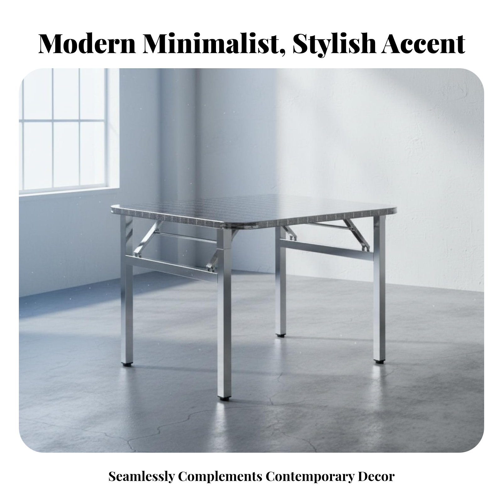 Office Table Home - Rectangular Folding Table Foldable Design Dining
