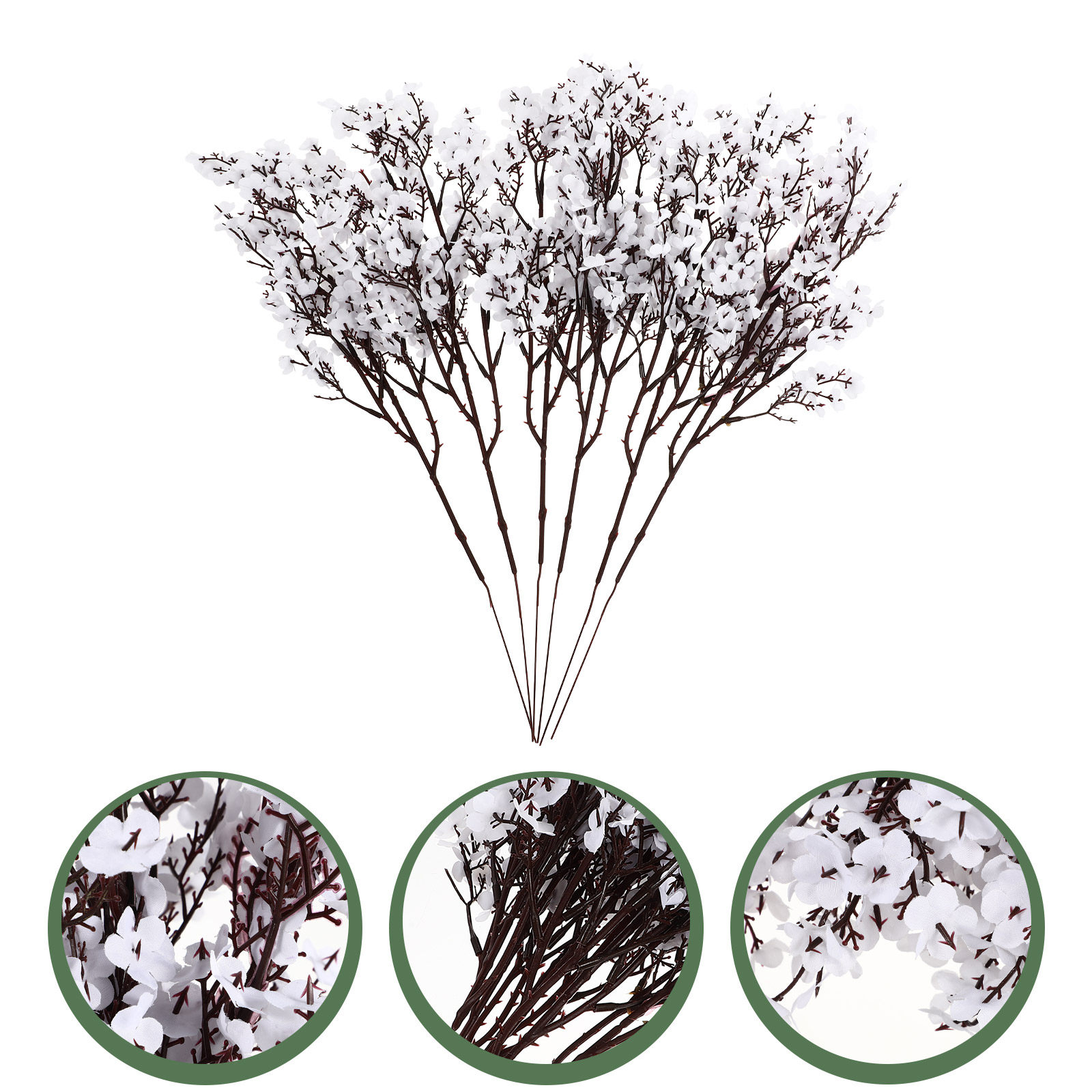 Home Office Layout - 6Pcs High Quality Plastic Silk Simulation