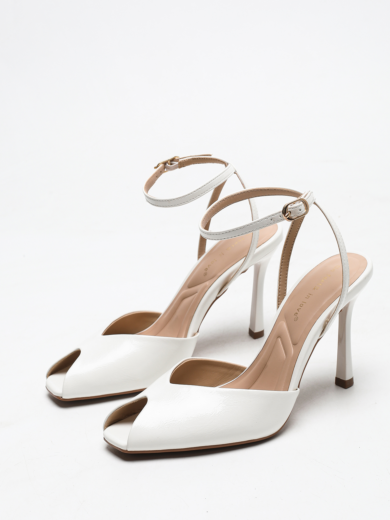 Chic Square-Toe Leather Peep-T - Home Office Size ulasan dan harga