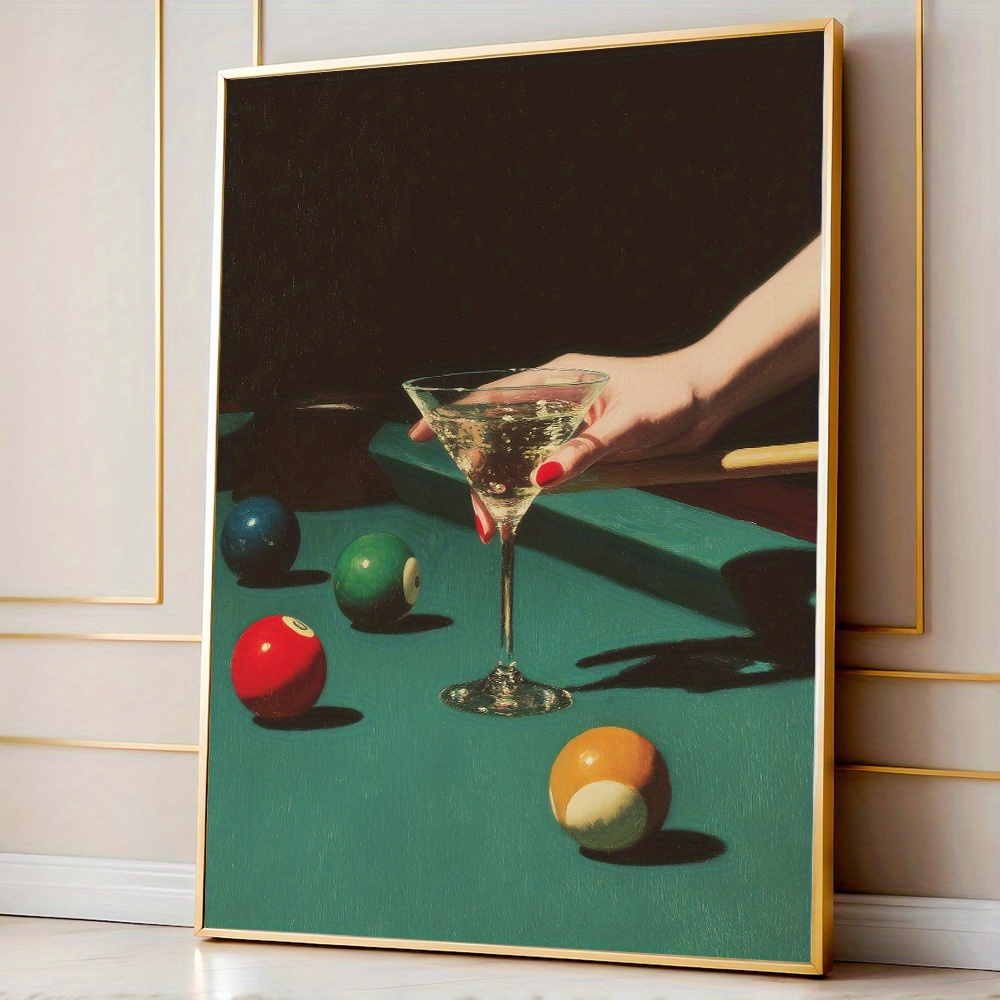 1pc Vintage Billiards Cocktail - Home Office Youtube ulasan dan harga