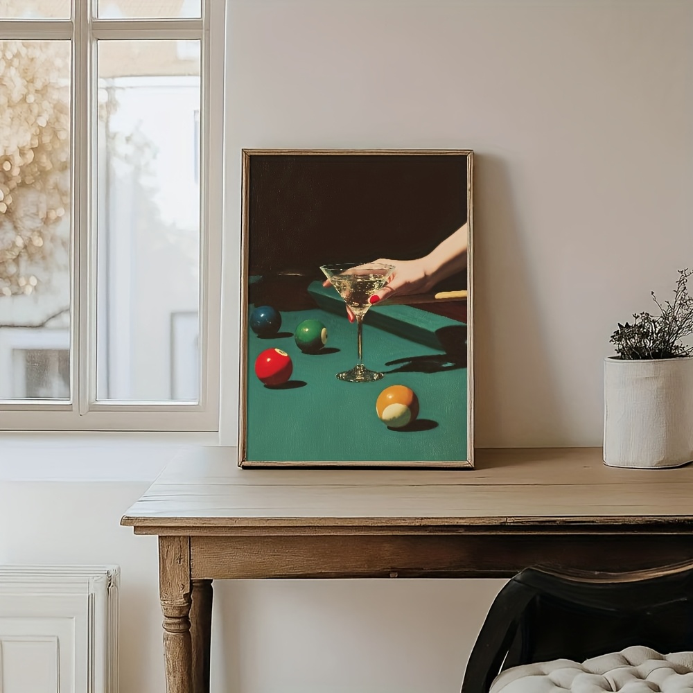 1pc Vintage Billiards Cocktail - Home Office Youtube ulasan dan harga