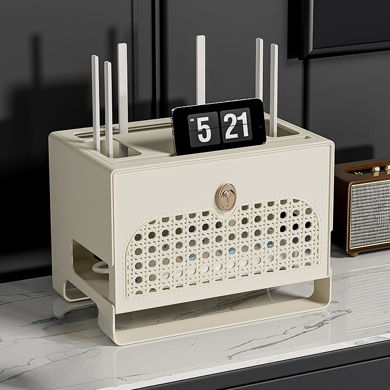 Router Storage Box Socket Cabl - Cable Management Box ulasan dan harga