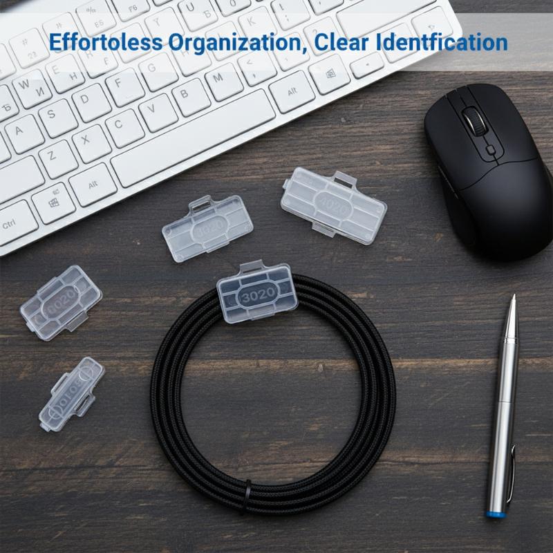 100pcs Wire Label Tag Box Plas - Cable Management Box ulasan dan harga