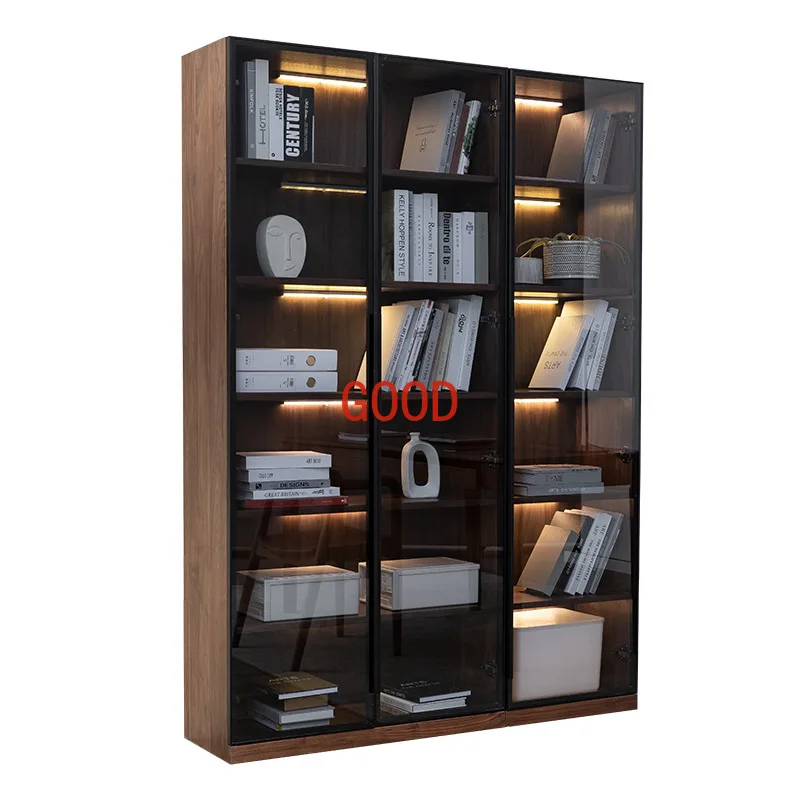 Display Bookcase Log Home Lock - Home Office Login ulasan dan harga