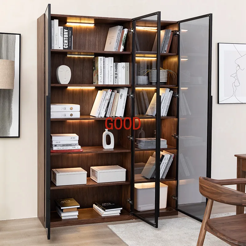 Display Bookcase Log Home Lock - Home Office Login ulasan dan harga