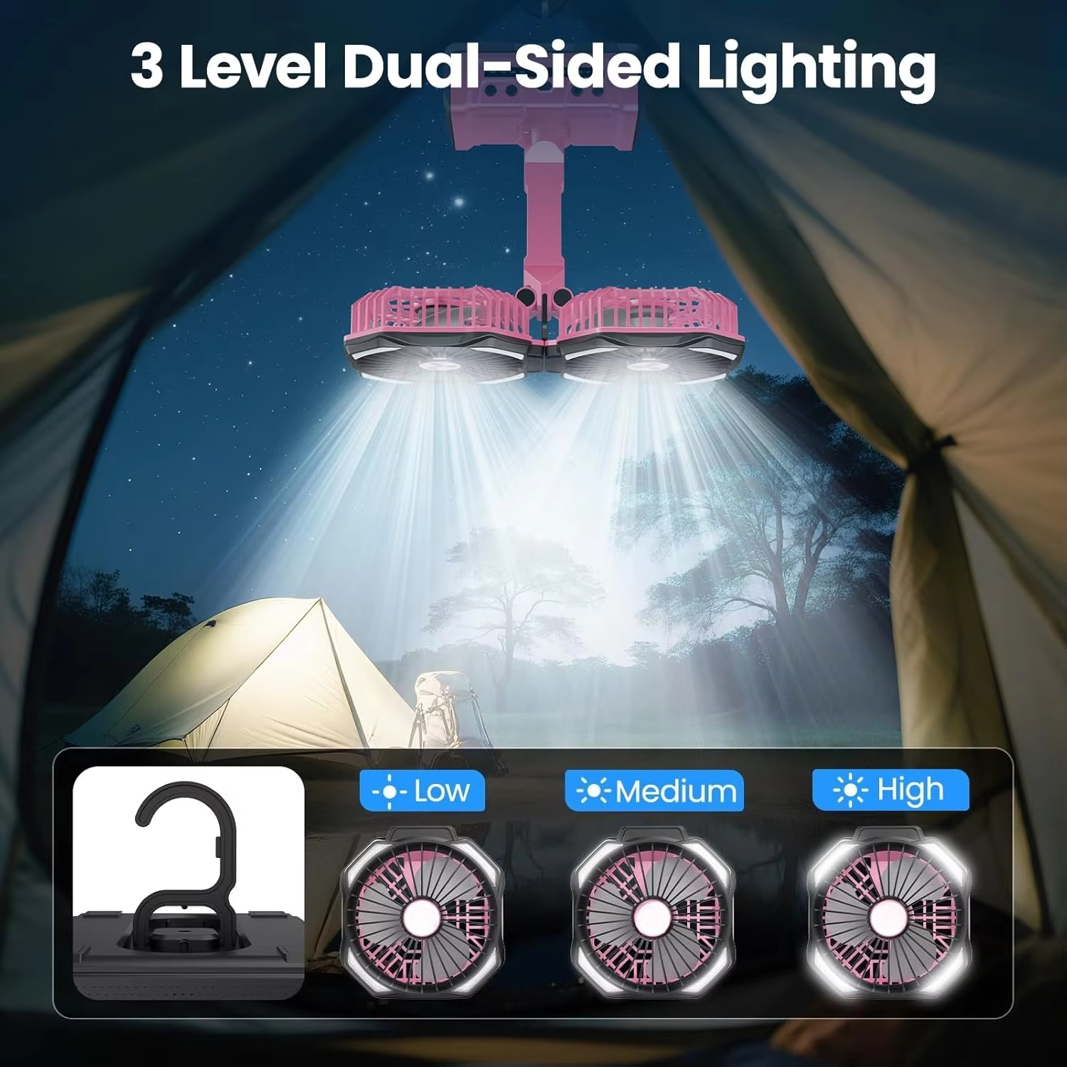 Portable Oscillating Fan Batte - Home Office Layout ulasan dan harga