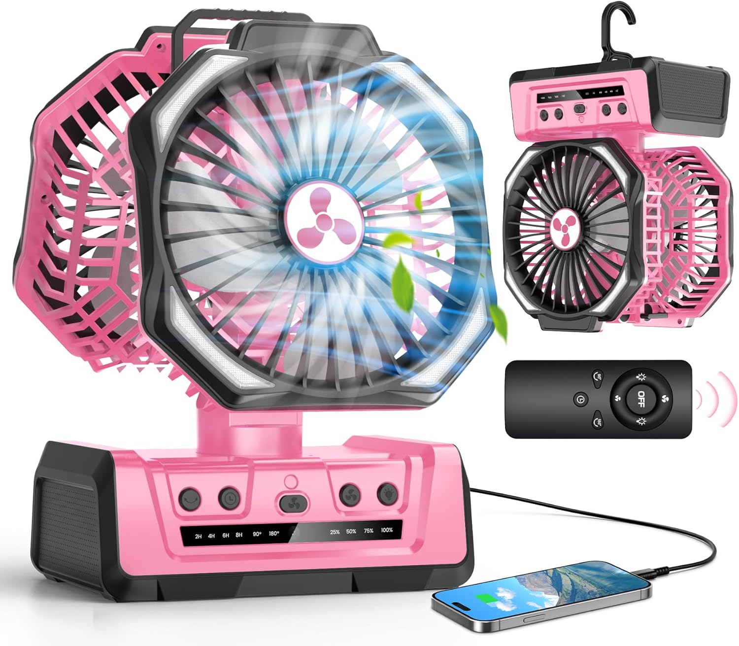 Portable Oscillating Fan Batte - Home Office Layout ulasan dan harga
