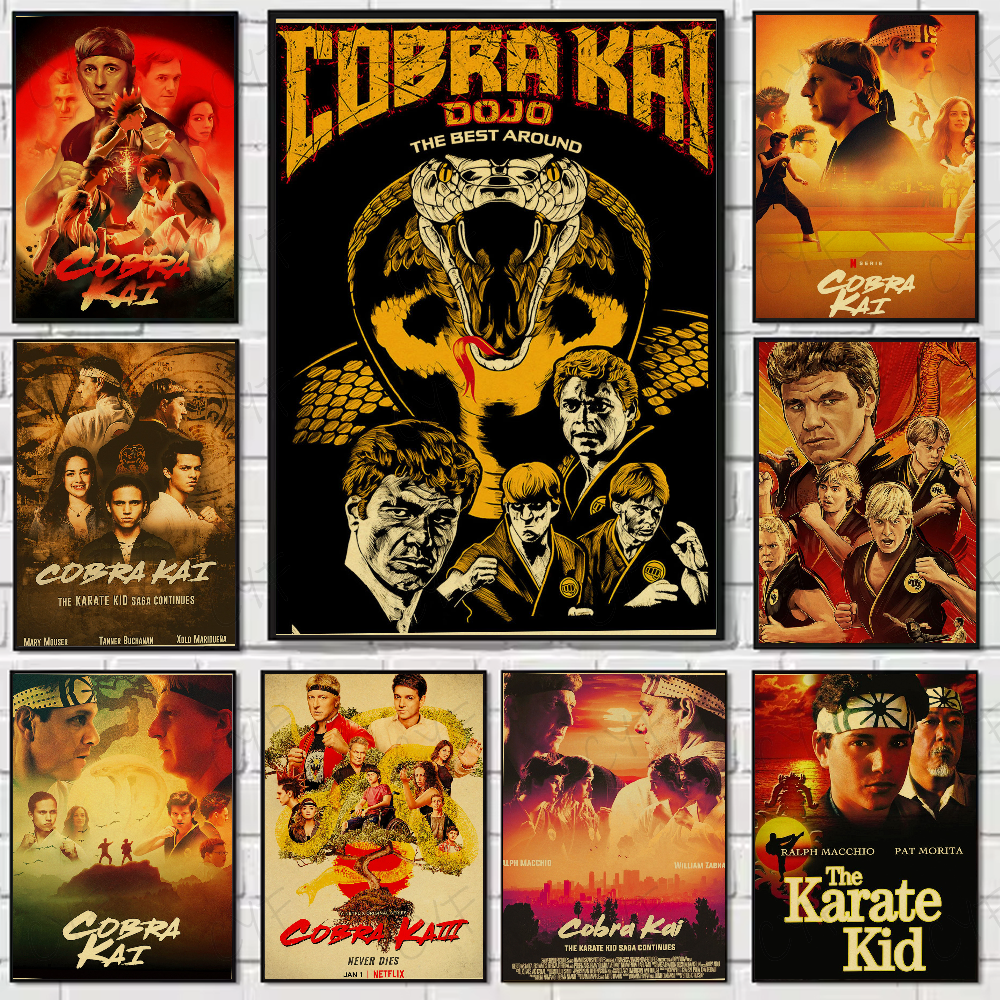 C-Cobra Kai Vintage Tv Series  - Home Office And Tv Room Ideas ulasan dan harga