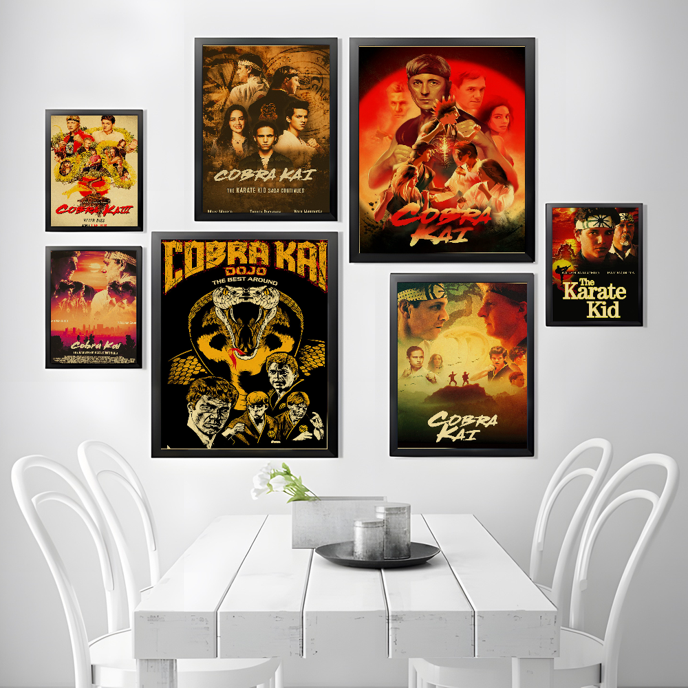 C-Cobra Kai Vintage Tv Series  - Home Office And Tv Room Ideas ulasan dan harga