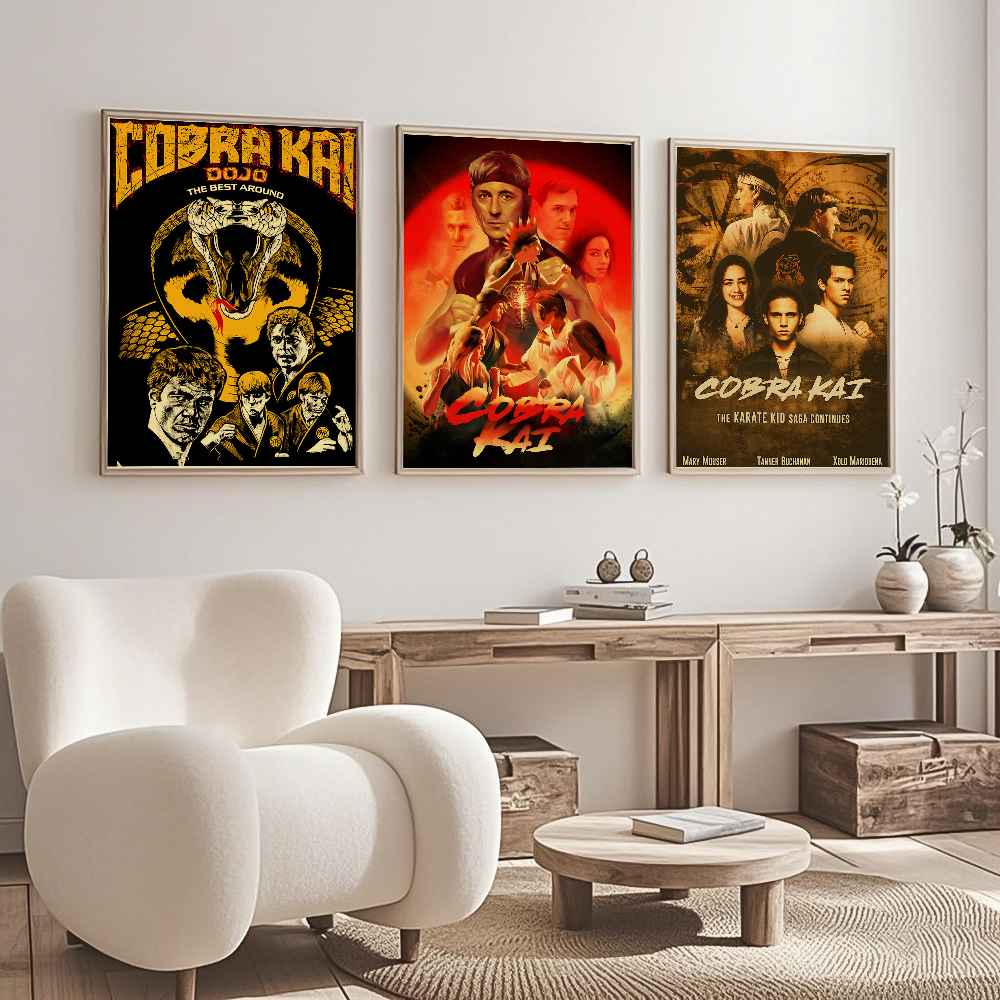 C-Cobra Kai Vintage Tv Series  - Home Office And Tv Room Ideas ulasan dan harga