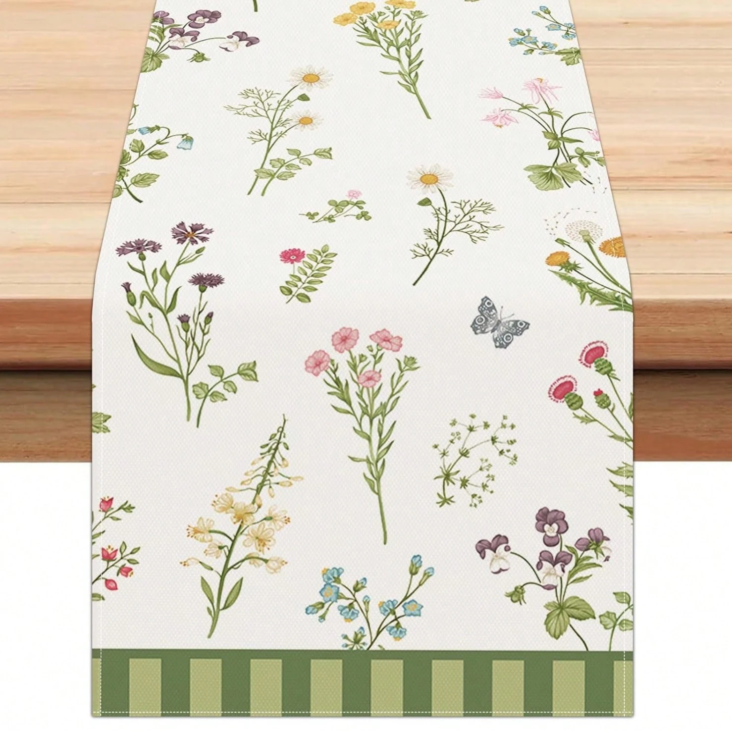 Botanical Wildflower Table Run - Home Office News ulasan dan harga
