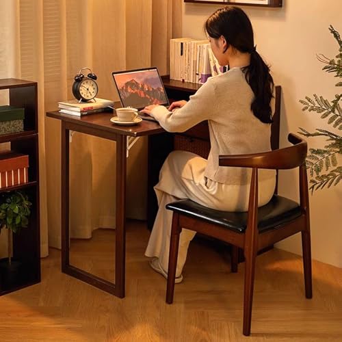 Bamboo Folding Desk With Stora - Home Office Hideaway Desk ulasan dan harga