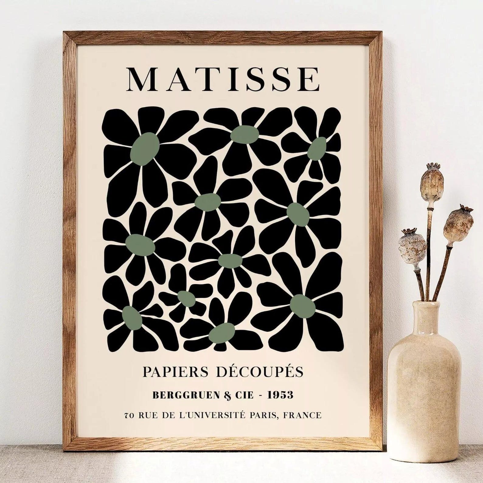 3pcs/set Retro Matisse Canvas  - Home Office Youtube ulasan dan harga