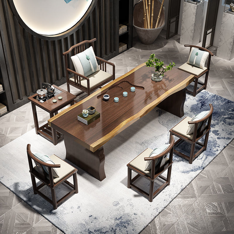 Solid wood new Chinese home of - Home Office Login ulasan dan harga