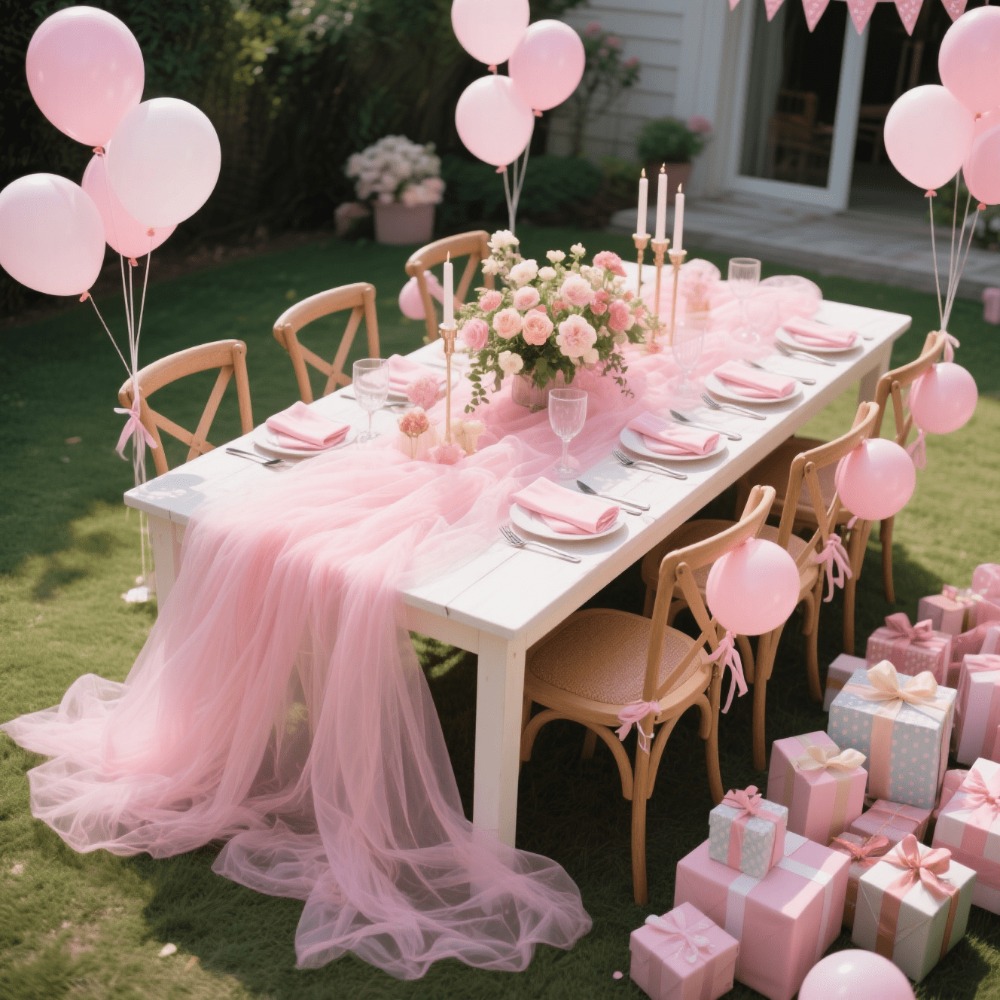 Wedding Sheer Table Runner, Bo - Home Office News ulasan dan harga