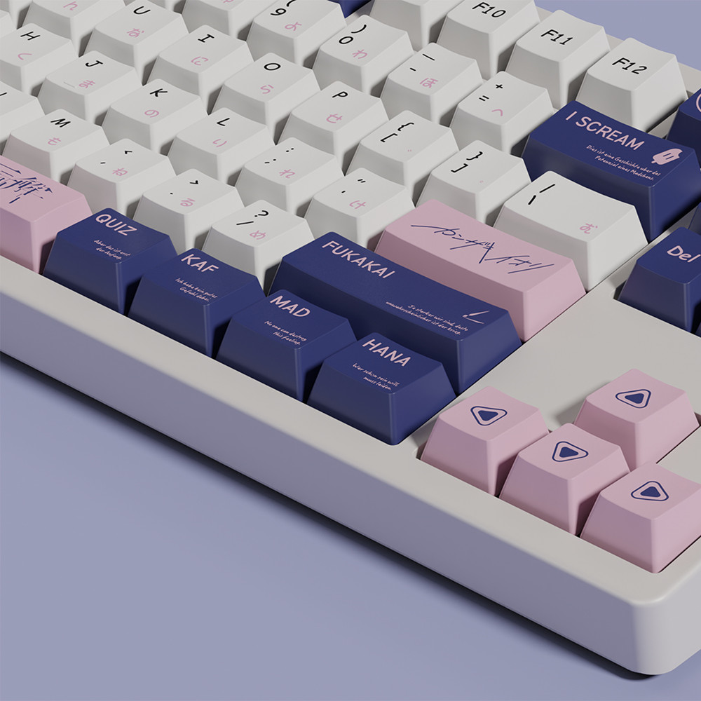 Custom Kaf Keys PBT Keycaps Ch - Home Office Layout ulasan dan harga