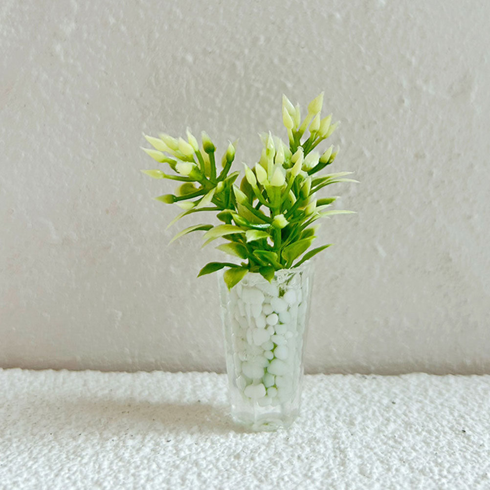 2Pcs Miniature Potted Plant Or - Home Office Layout ulasan dan harga