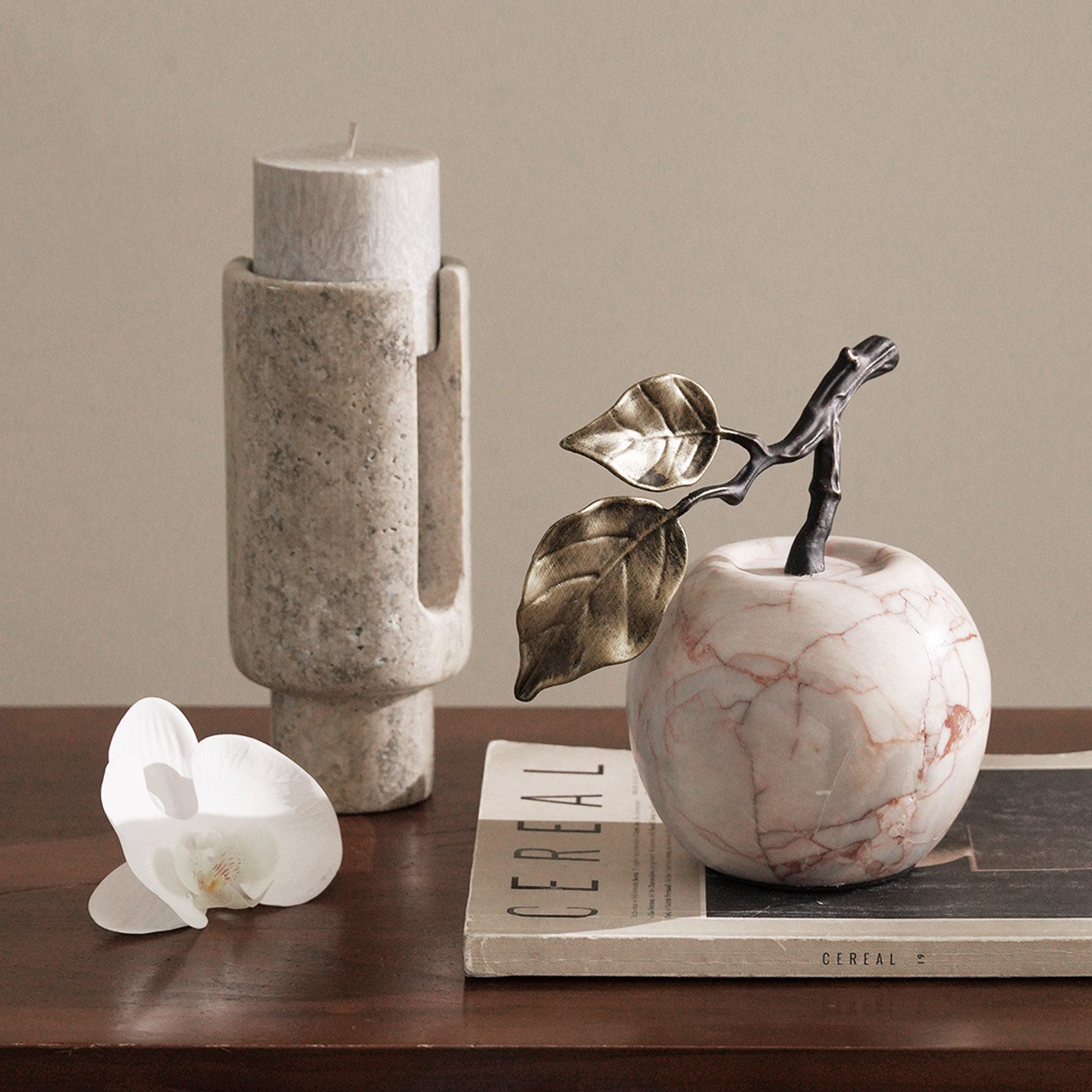 Modern Bulgari Apple Marble Cr - Home Office Layout ulasan dan harga