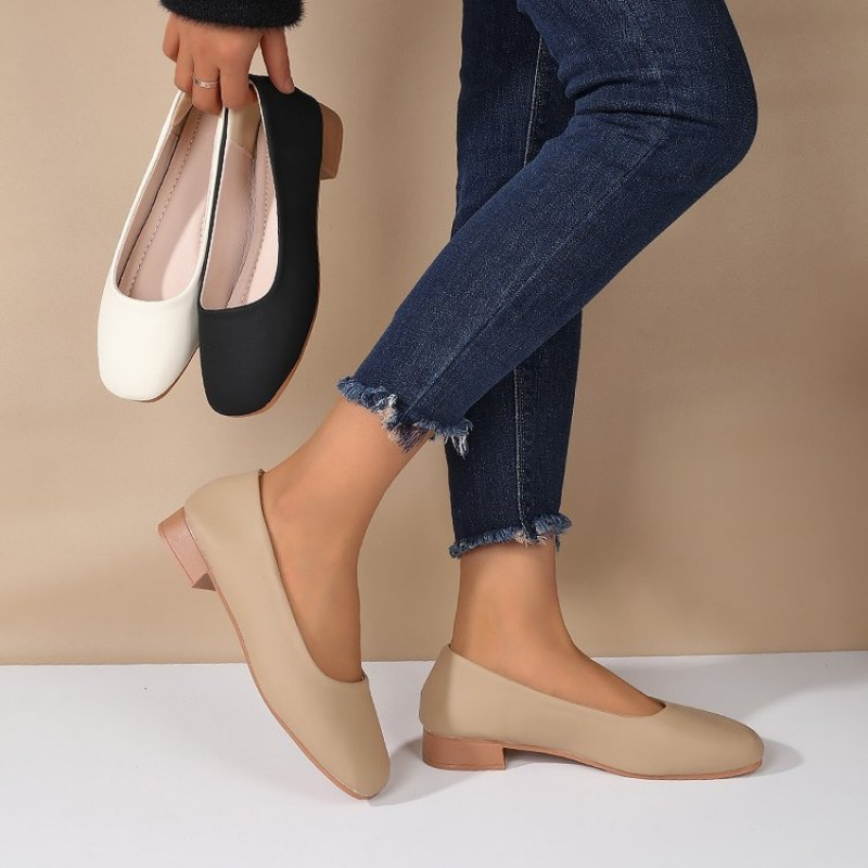 Soft Leather Round Toe Slip-On - Home Office Size ulasan dan harga