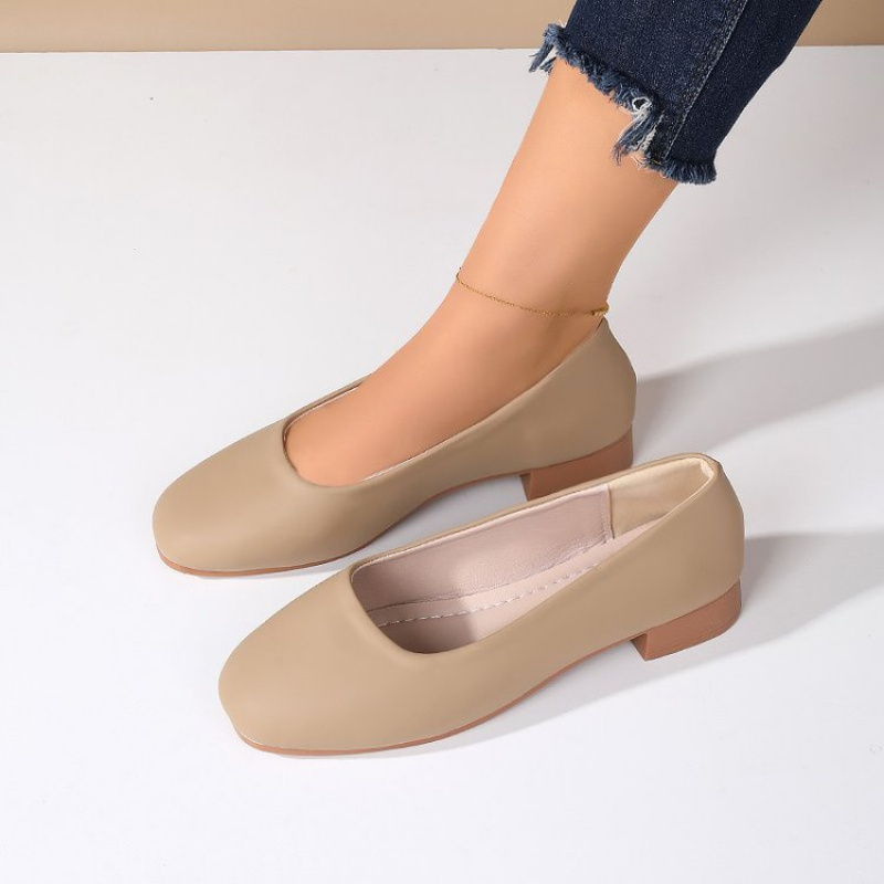 Soft Leather Round Toe Slip-On - Home Office Size ulasan dan harga