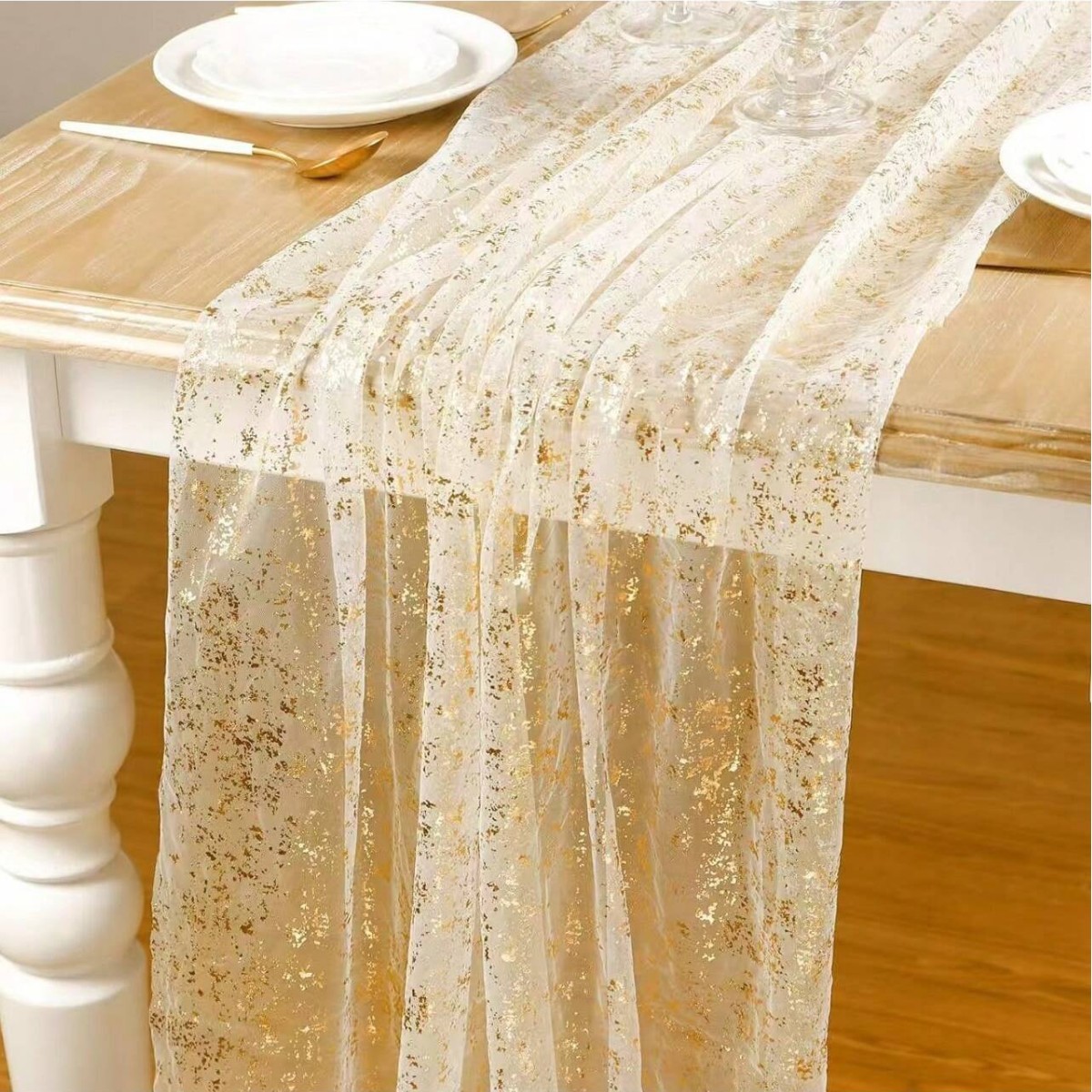 Black Gold Table Runner Hot St - Home Office News ulasan dan harga