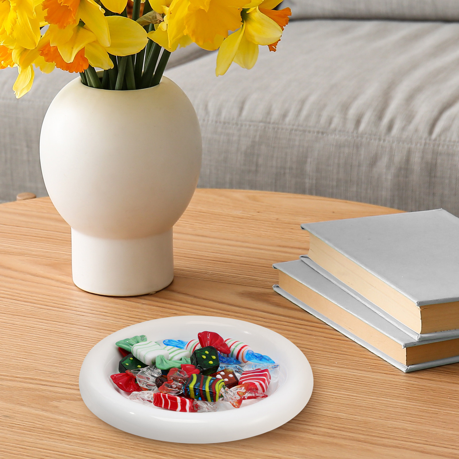 12Pcs Colorful Glass Candy Dec - Home Office Layout ulasan dan harga