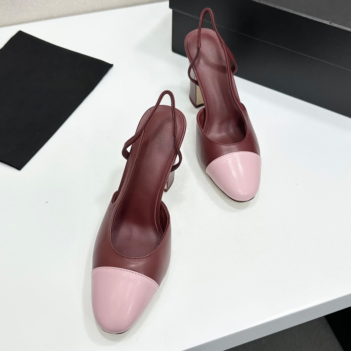 2026 Women's Two-Tone Slingbac - Home Office Size ulasan dan harga