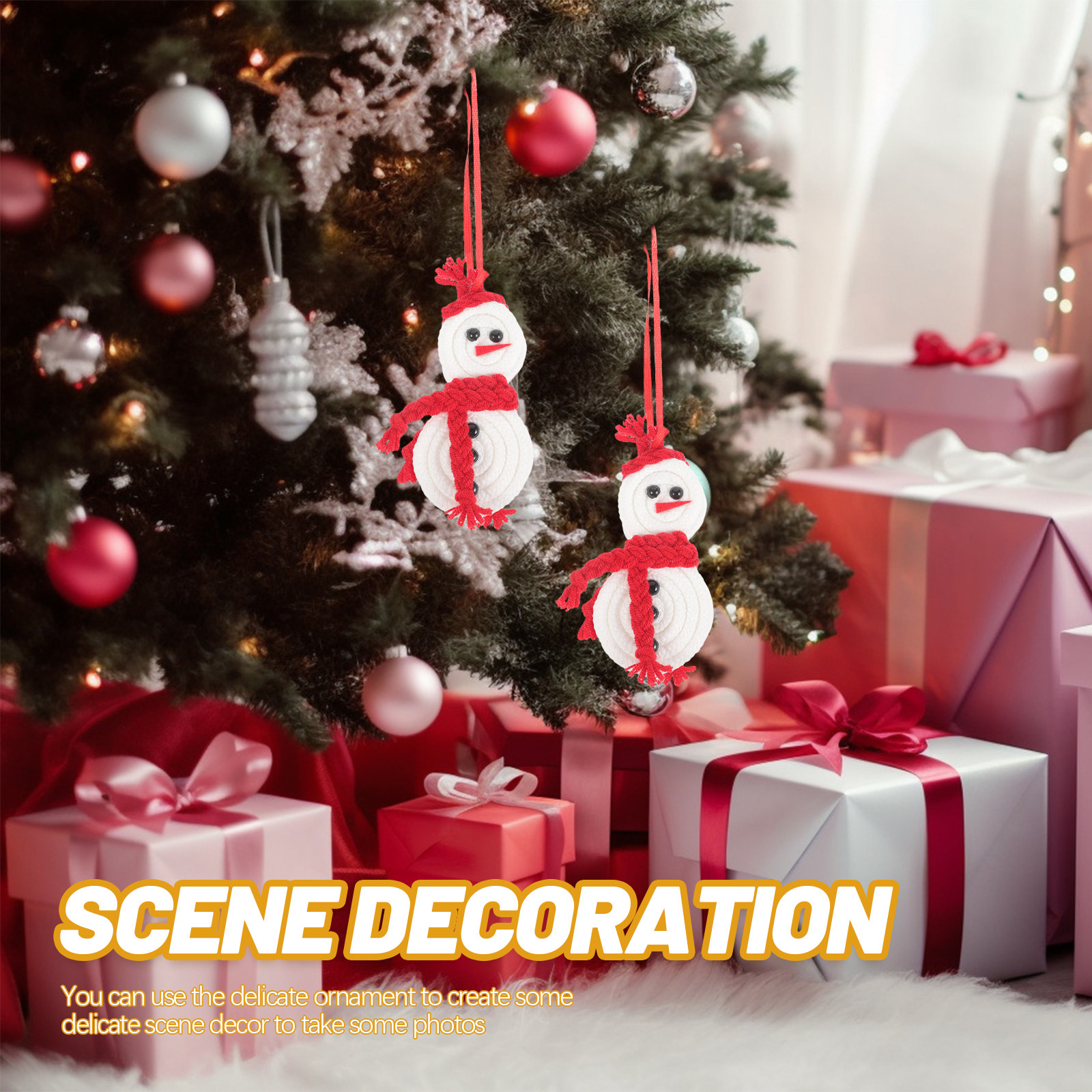 Small Snowman Ornament Christm - Home Office Layout ulasan dan harga
