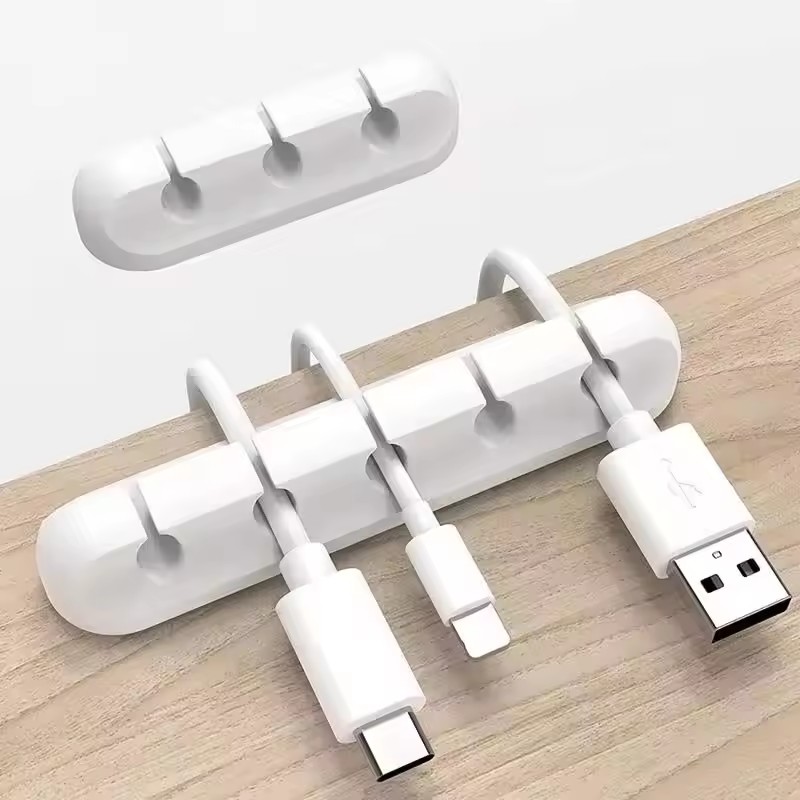 Silicone USB Cable Clip Winder - Cable Management Box ulasan dan harga