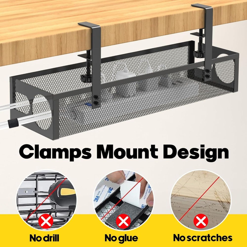 Under Desk Cable Management Tr - Cable Management Box ulasan dan harga