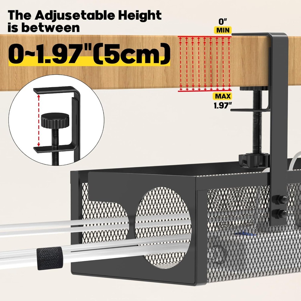 Under Desk Cable Management Tr - Cable Management Box ulasan dan harga