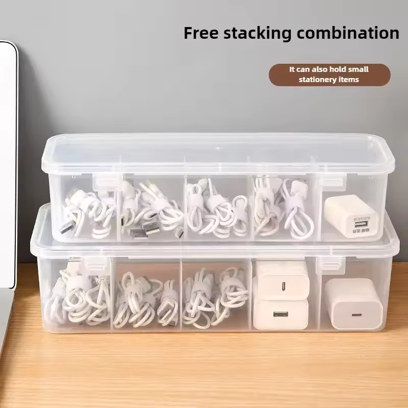 Transparent Data Cable Organiz - Cable Management Box ulasan dan harga