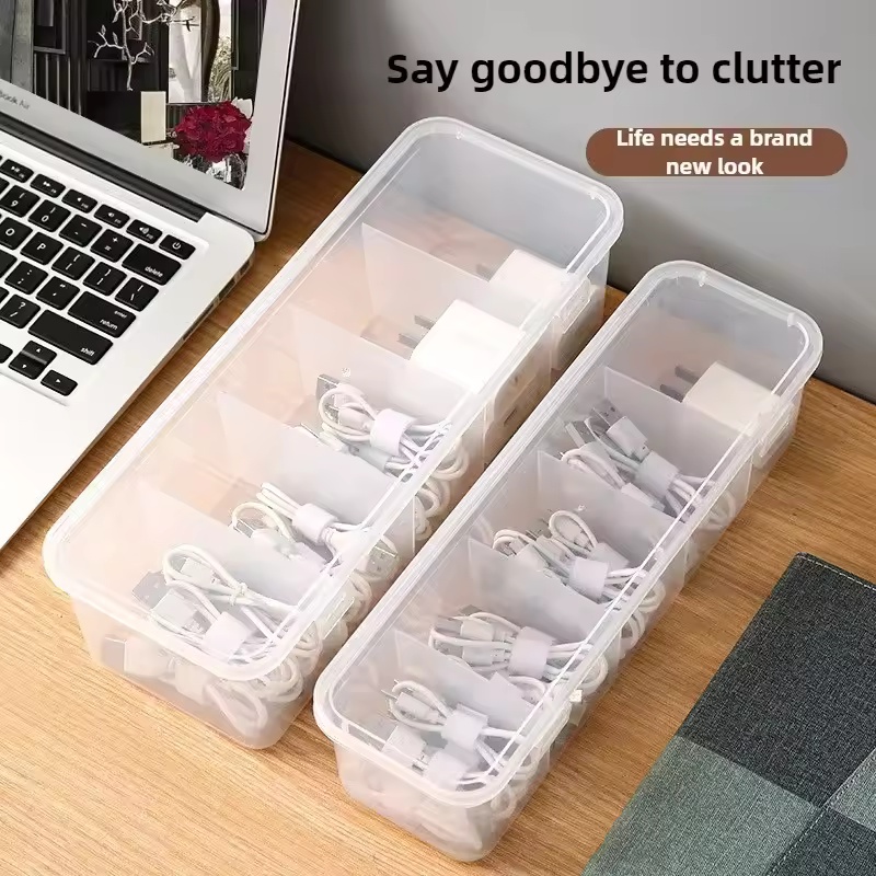Transparent Data Cable Organiz - Cable Management Box ulasan dan harga