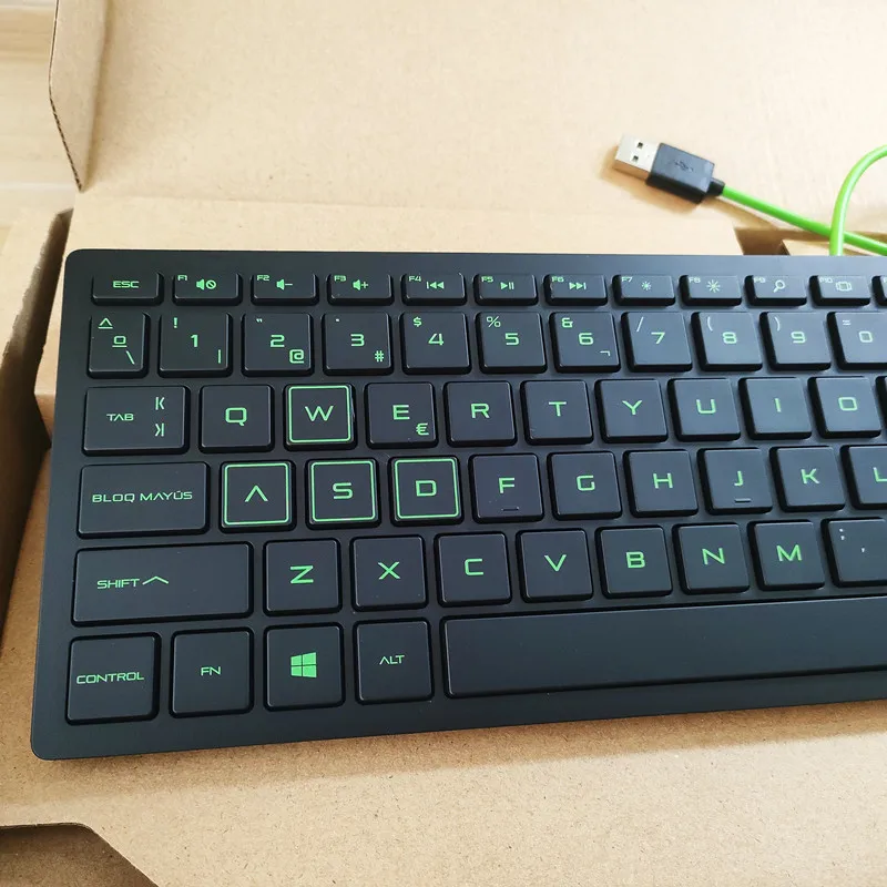 Spanish layout USB wired keybo - Home Office Layout ulasan dan harga
