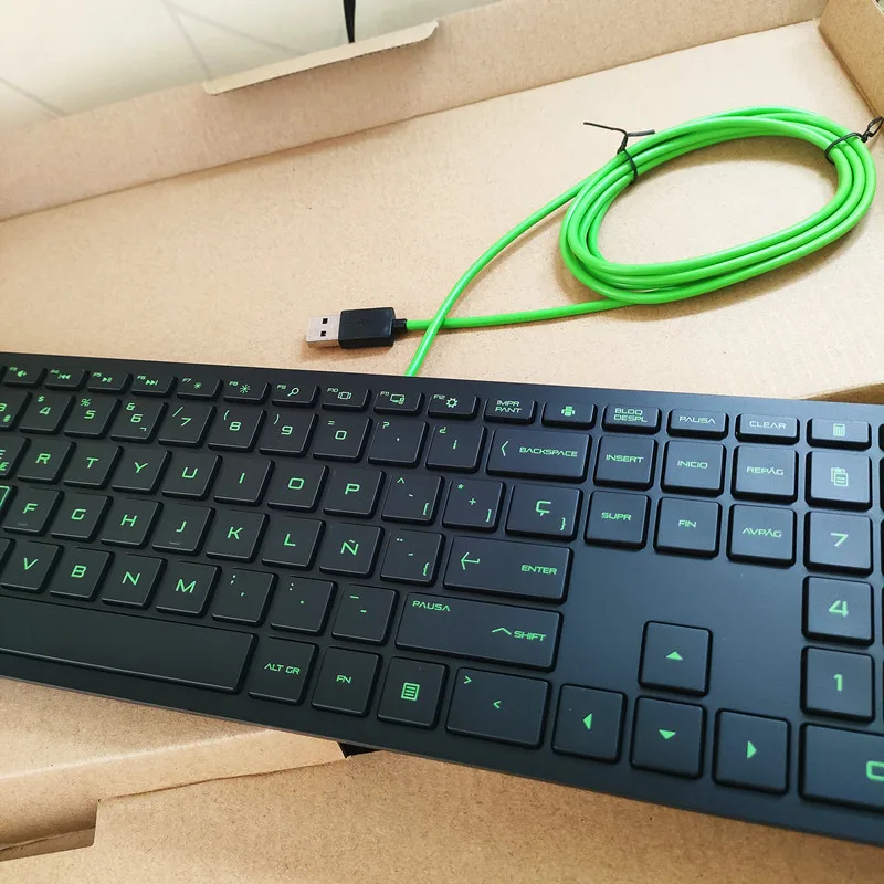 Spanish layout USB wired keybo - Home Office Layout ulasan dan harga