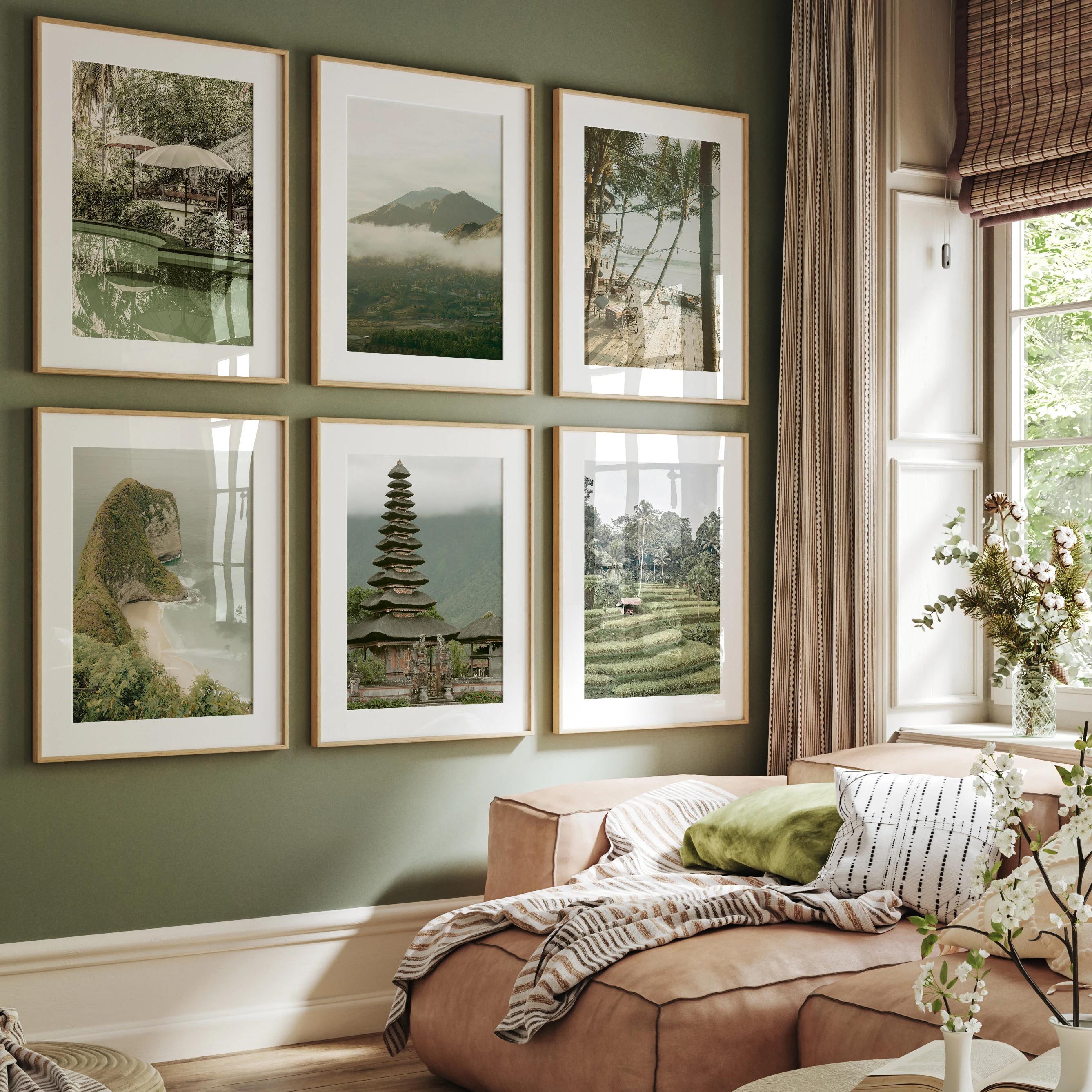 1pc Bali Canvas Art Print - Se - Home Office Bali ulasan dan harga