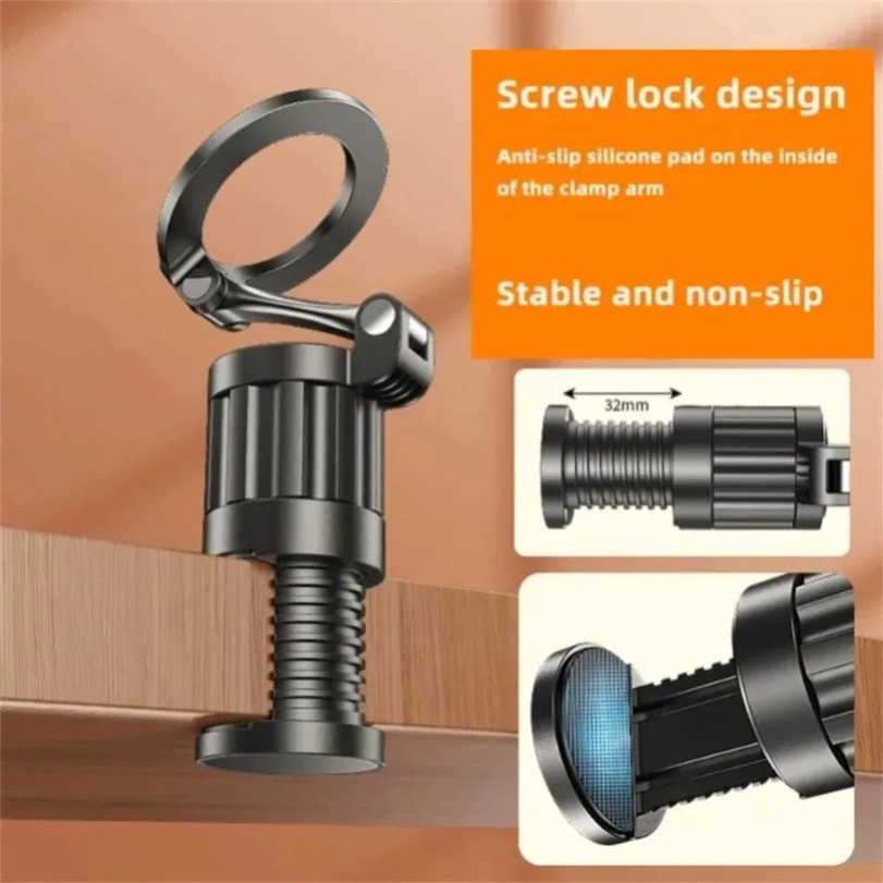 360° Rotation Desktop Magnetic - Office Table Home ulasan dan harga