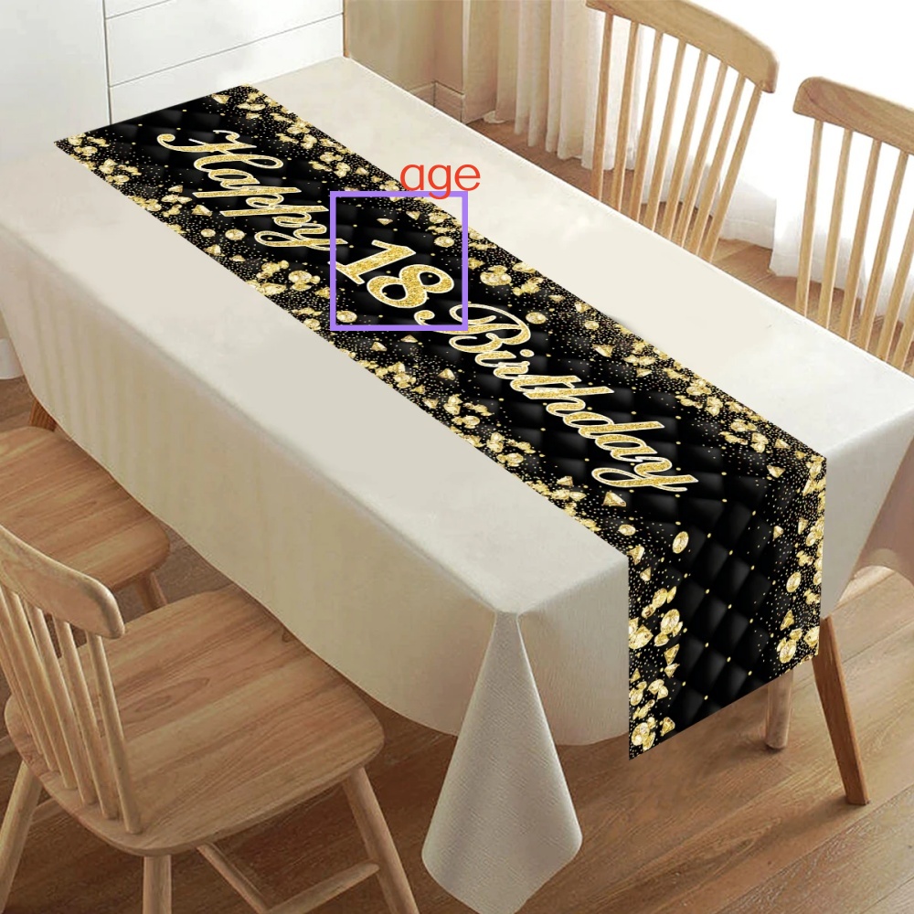 1pc 2D Flat Custom Age Linen L - Home Office News ulasan dan harga