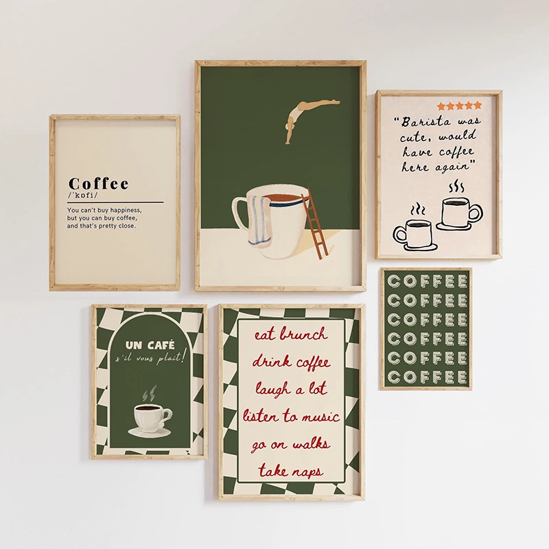 Abstract Funny Coffee Club Ser - Home Office Youtube ulasan dan harga