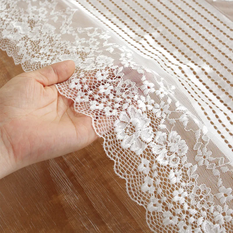 Romantic Semi-Sheer Embroidery - Home Office News ulasan dan harga