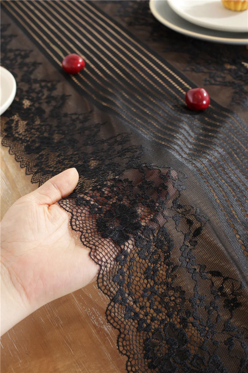 Romantic Semi-Sheer Embroidery - Home Office News ulasan dan harga