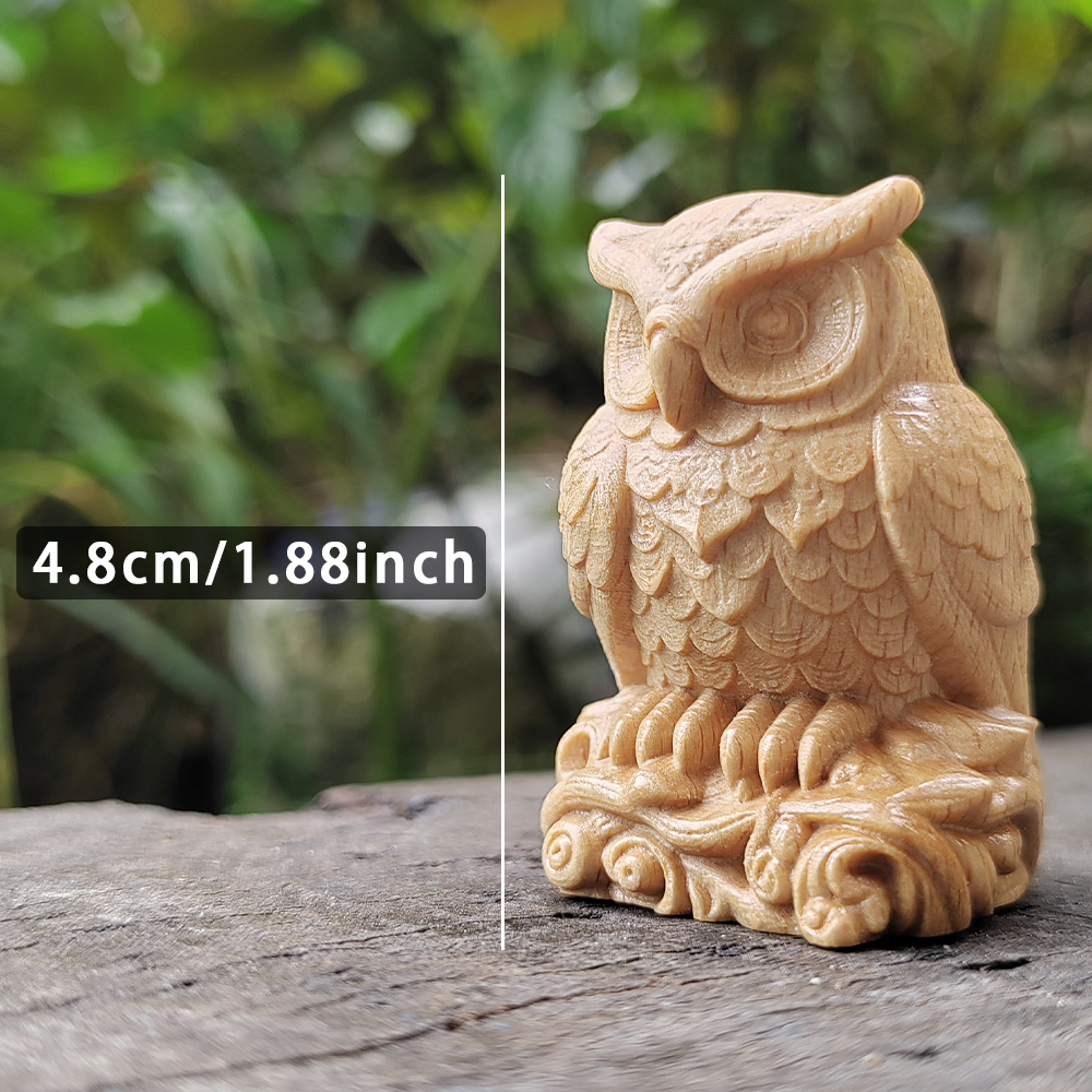 1.8 Inch Owl Figurine on a Woo - Home Office Login ulasan dan harga