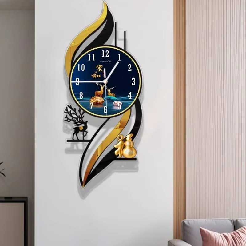 xx-Wall Clock Zen Unusual Prem - Home Office Interior Design ulasan dan harga