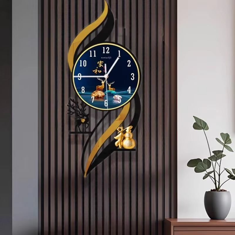 xx-Wall Clock Zen Unusual Prem - Home Office Interior Design ulasan dan harga