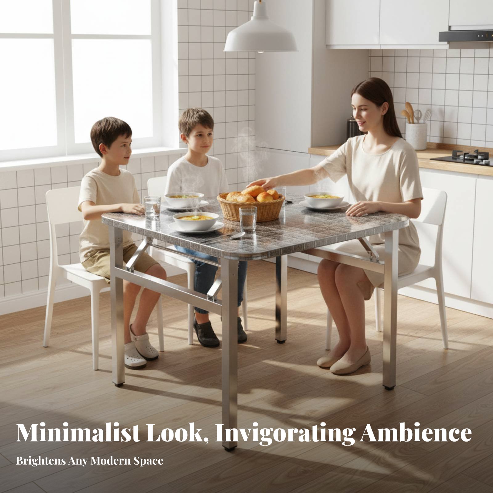 Rectangular Folding Table Fold - Office Table Home ulasan dan harga