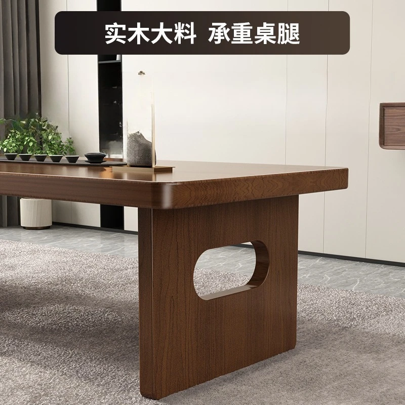 Solid wood large board tea tab - Home Office Login ulasan dan harga