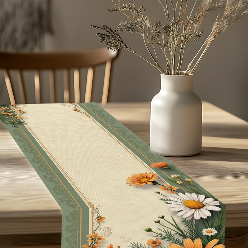 1pc Daisy Sunflower Table Runn - Home Office News ulasan dan harga
